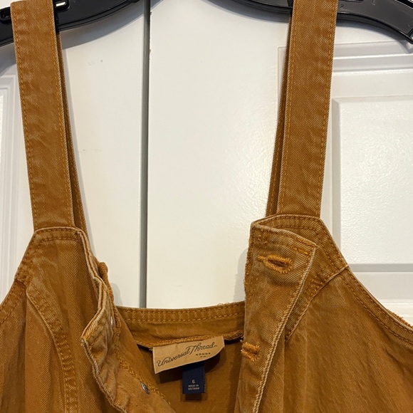 Universal Thread Tan Button-Up Jumpsuit - Picture 4 of 10